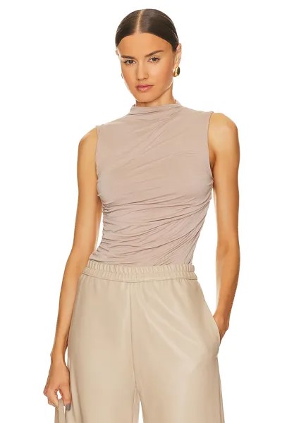 Топ Enza Costa Sleeveless Twist, хаки