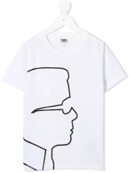Karl Lagerfeld Kids футболка с логотипом