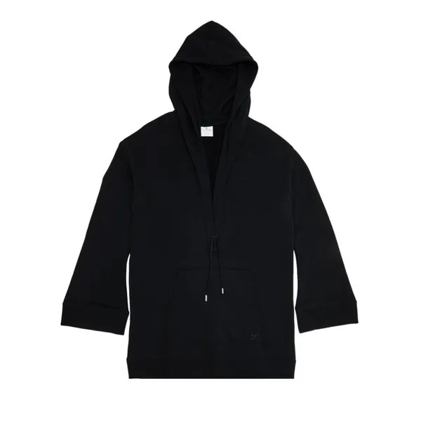 Платье Courrèges Hyperbole Hooded Fleece Dress, черный