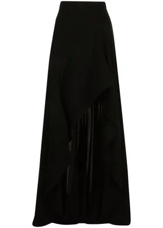 Elie Saab юбка с завышенной талией и разрезом