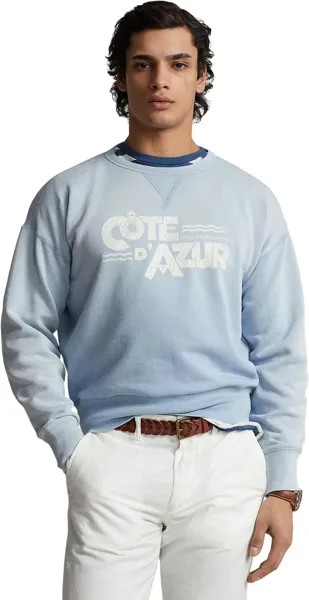 Толстовка Polo Ralph Lauren Vintage Fit Fleece Graphic Sweatshirt, цвет Southport Blue