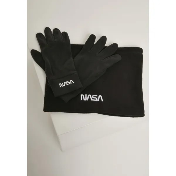 Флис Mister Tee Necklace And Gloves Nasa, черный