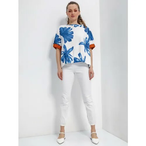 Блуза ARTWIZARD, размер 170-(88-92)-(96-100)/ M/ 44-46, белый