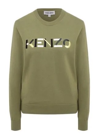 Хлопковый пуловер Kenzo