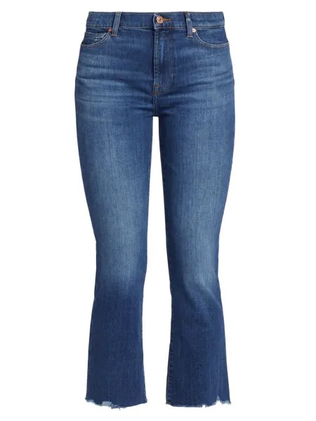 Расклешенные джинсы узкого кроя с высокой талией 7 For All Mankind