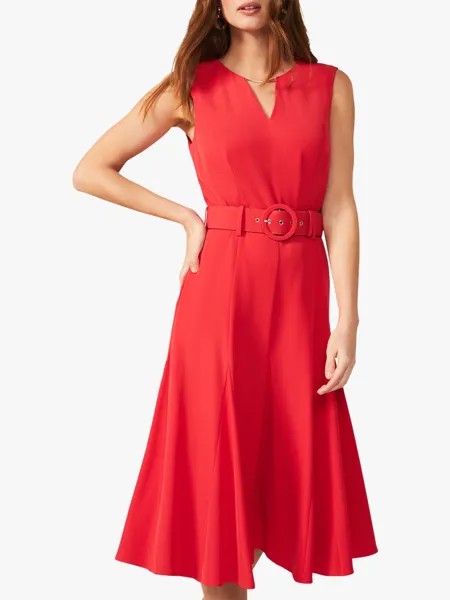 Платье с поясом Phase Eight Jayne, коралловый