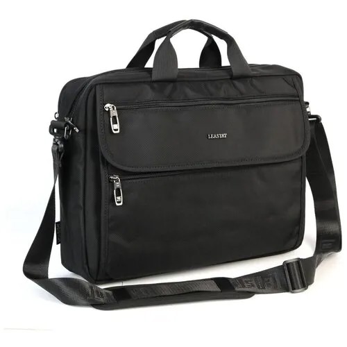Мужская текстильная сумка-портфель 6801 Блек (125987)
