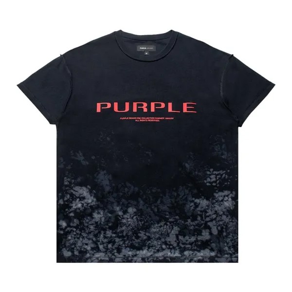 Футболка PURPLE BRAND Textured Inside Out T-Shirt, черный