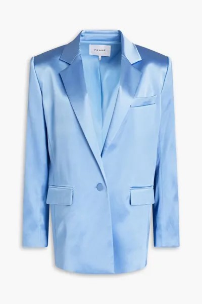 Атласный пиджак Frame, светло-синий