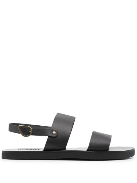 Ancient Greek Sandals сандалии Dinatos с ремешком на пятке, черный