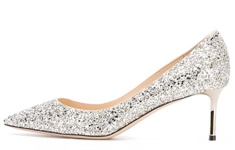 Jimmy Choo Romy 60 Золотые туфли на высоком каблуке