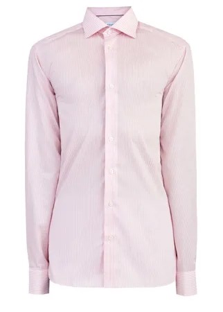 Рубашка силуэта Contemporary из твила с принтом в полоску