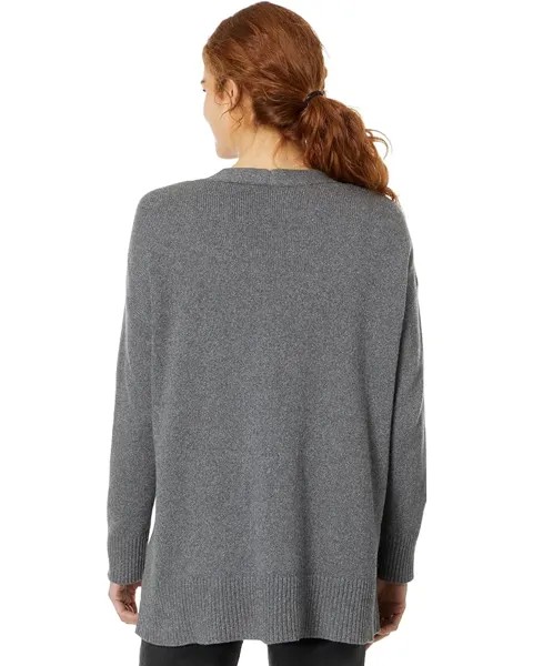 Свитер Eileen Fisher Cardigan With Pockets, пепельный