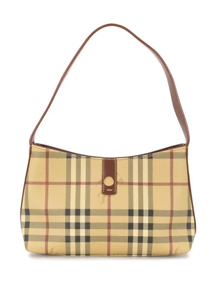 Burberry Pre-Owned сумка на плечо в клетку Haymarket Check