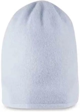 Вязаная шапка премиальной линии ALLA PUGACHOVA из шерсти светло-голубого цвета. Подкладка выполнена из шерсти и текстиля.
