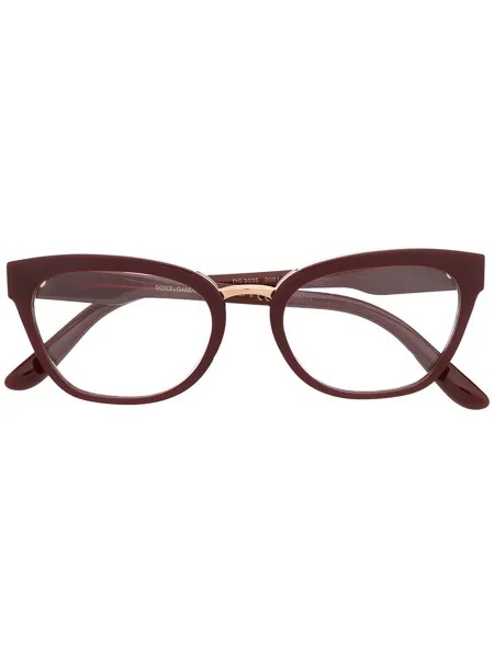 Dolce & Gabbana Eyewear очки DG3335 в оправе 'кошачий глаз'
