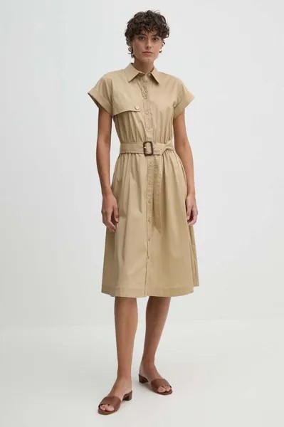 Платье Lauren Ralph Lauren, бежевый