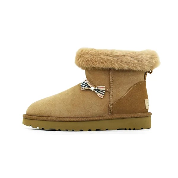 CLASSIC MINI Зимние ботинки женские каштановые Ugg