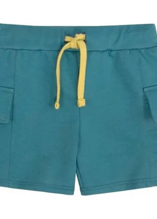 Трикотажные шорты с карманами 309Л21-461 Синий 134