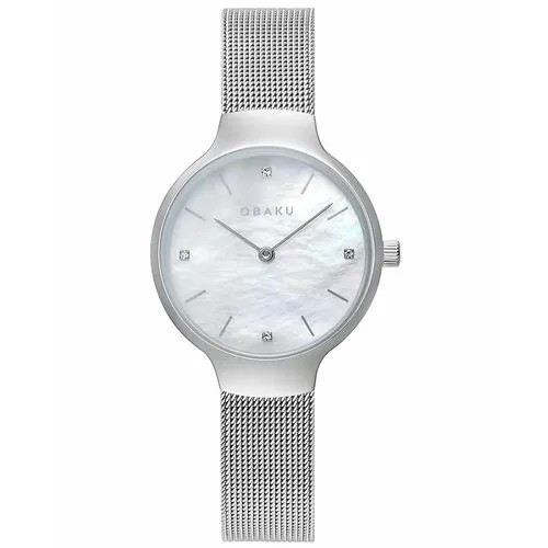 Наручные часы OBAKU Mesh V241LXCWMC, серебряный