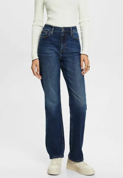 Джинсы Straight Leg Esprit, цвет blue dark wash