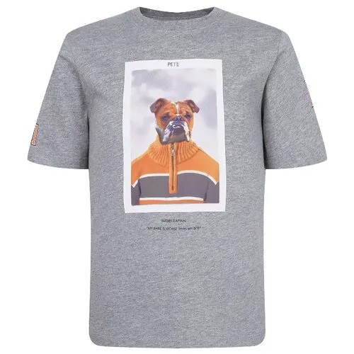 Футболка Burberry, размер 10(140), серый