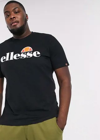 Черная футболка с логотипом ellesse Plus-Черный