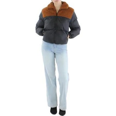 Женская куртка-пуховик Steve Madden смешанная техника Teddy для холодной погоды BHFO 4635