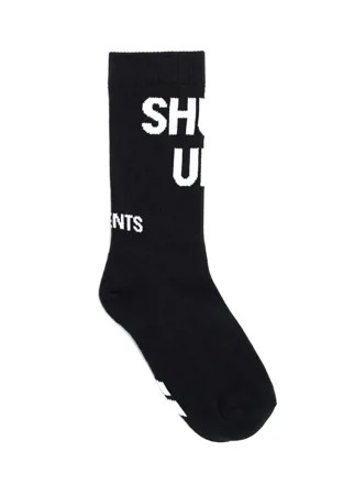 Черные носки Shut Up