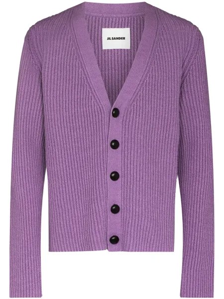 Jil Sander oversized rib-knit cardigan
