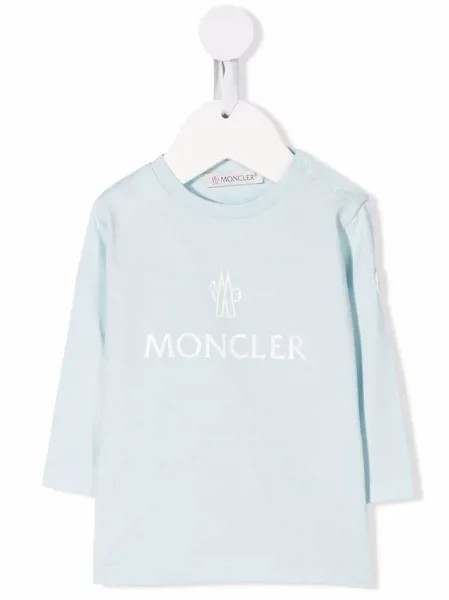 Moncler Enfant футболка с логотипом