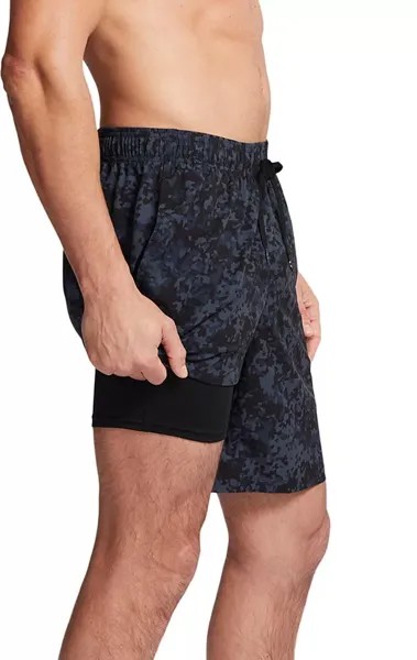 Мужские компрессионные шорты Under Armour Volley 7 дюймов, черный