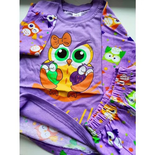 Пижама  Звездочка, размер 6\116, фиолетовый