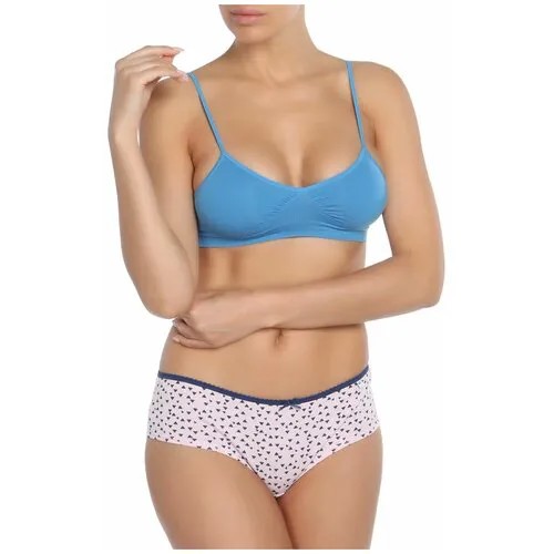 Трусы Pretty Polly, 3 шт., размер 50, синий, розовый