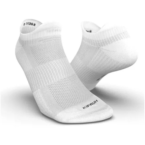Носки для бега заниженные RUN500 INVISIBLE 2 пары эко-концепт белые KIPRUN Х Decathlon Белоснежный EU43/46