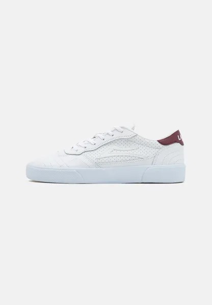 Низкие кроссовки Cambridge Unisex Lakai, цвет white/burgundy