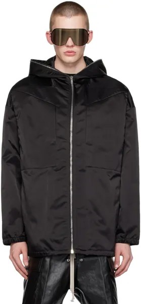 Черная куртка с капюшоном Rick Owens