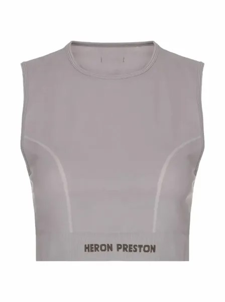Укороченный топ с логотипом Heron Preston