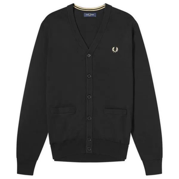 Кардиган Fred Perry Merino, черный