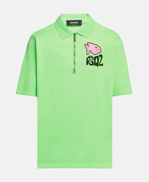 Рубашка поло Dsquared2, зеленый