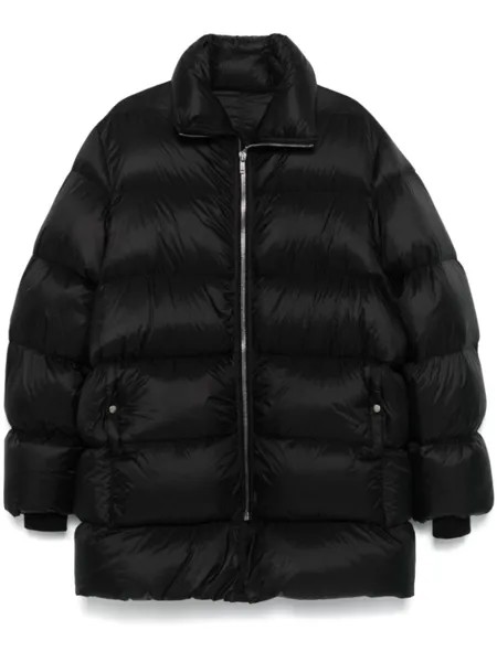 Rick Owens плащ Turtle, черный