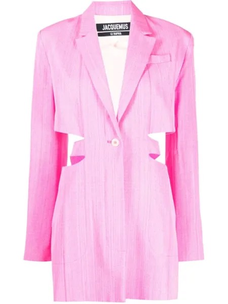 Jacquemus платье мини La robe Bari, розовый