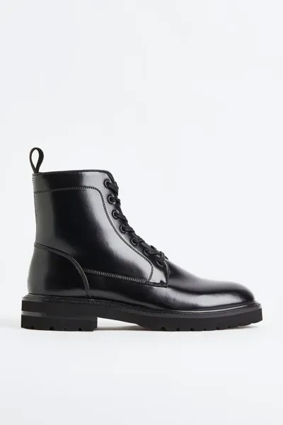 Ботинки мужские H&M 1106140 черные 43 EU (доставка из-за рубежа)