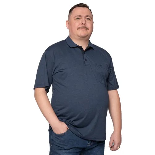 Поло GrandeMan, размер 3 XL, темно-синий