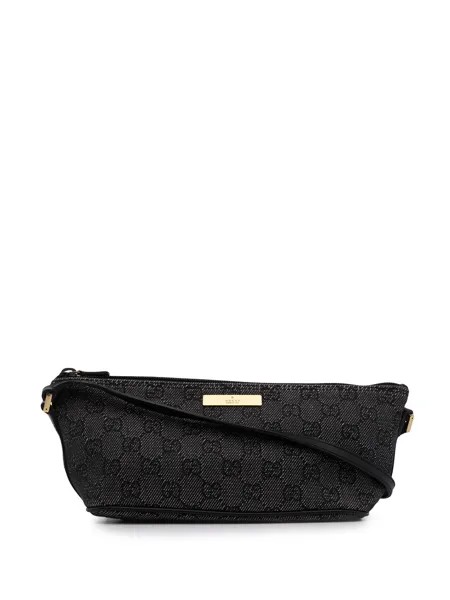 Gucci Pre-Owned сумка Baguette 2000-х годов из канваса с узором GG
