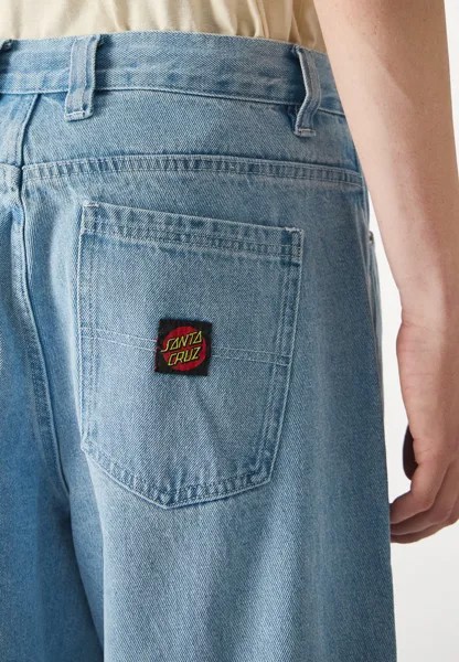 Джинсы свободного кроя BIG PANTS UNISEX Santa Cruz, светло-голубой деним