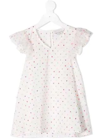 Stella McCartney Kids блузка в горох с оборками