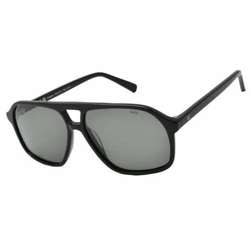 Солнцезащитные очки Invu Швейцария, черный, зеленый