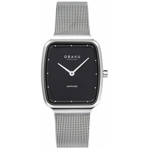 Наручные часы OBAKU, серебряный, черный
