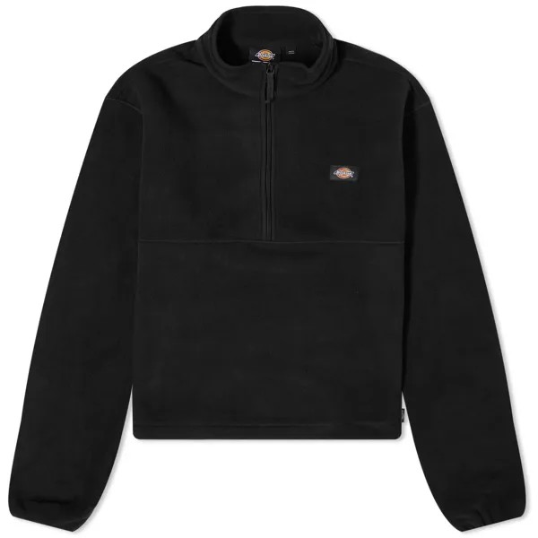 Свитшот Dickies Louisburg Quarter Zip Fleece, черный